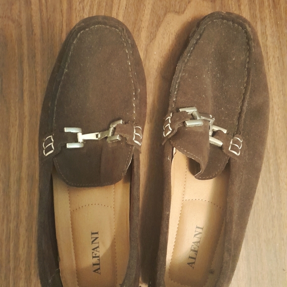 Alfani driving loafers,  size 10, brown - Picture 4 of 6